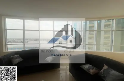 Apartment - 1 Bedroom - 2 Bathrooms for rent in Orient Tower 1 - Orient Towers - Al Bustan - Ajman