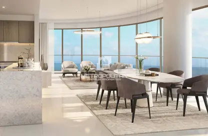 Apartment - 1 Bedroom - 1 Bathroom for sale in Grand Bleu Tower 2 - EMAAR Beachfront - Dubai Harbour - Dubai