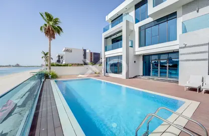 Villa - 7+ Bedrooms - 7+ Bathrooms for rent in Garden Homes Frond G - Garden Homes - Palm Jumeirah - Dubai