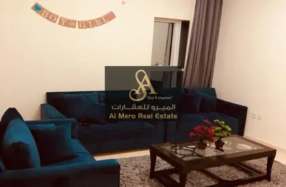 Apartment - 1 Bedroom - 2 Bathrooms for rent in Orient Tower 1 - Orient Towers - Al Bustan - Ajman