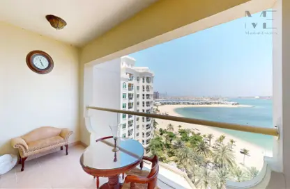 Apartment - 1 Bedroom - 2 Bathrooms for rent in Al Sultana - Shoreline Apartments - Palm Jumeirah - Dubai