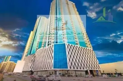 Apartment - 3 Bedrooms - 5 Bathrooms for rent in Oasis Tower - Al Rashidiya 1 - Al Rashidiya - Ajman