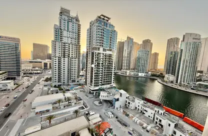 Apartment - 1 Bedroom - 2 Bathrooms for rent in Time Place Tower - Dubai Marina - Dubai