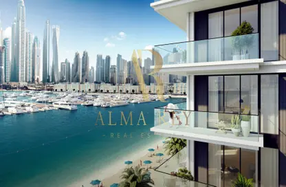 Apartment - 1 Bedroom - 1 Bathroom for sale in Beach Mansion - EMAAR Beachfront - Dubai Harbour - Dubai