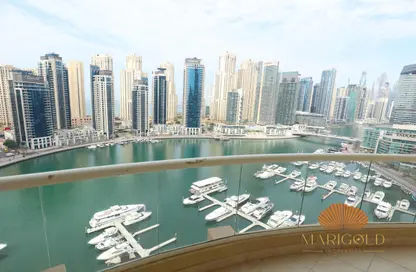 Apartment - 3 Bedrooms - 4 Bathrooms for rent in Marina Sail - Dubai Marina - Dubai