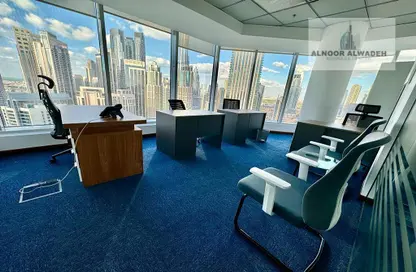 Office Space - Studio - 4 Bathrooms for rent in The Prime Tower - Business Bay - Dubai