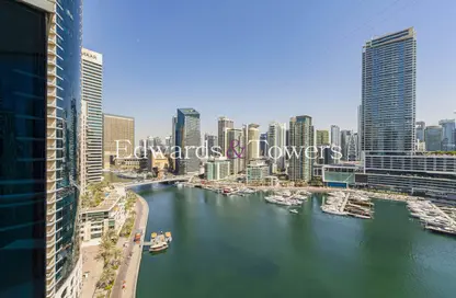 Apartment - 2 Bedrooms - 3 Bathrooms for rent in Beauport Tower - Marina Promenade - Dubai Marina - Dubai