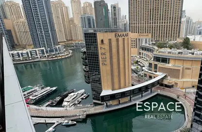 Apartment - 1 Bedroom - 2 Bathrooms for rent in Silverene Tower B - Silverene - Dubai Marina - Dubai