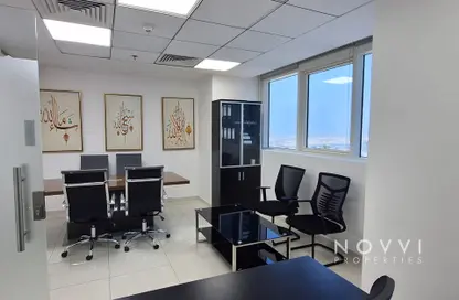 Office Space - Studio - 4 Bathrooms for rent in Aspin Tower - Sheikh Zayed Road - Dubai