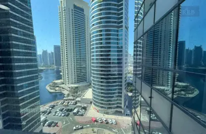 Office Space - Studio - 1 Bathroom for rent in Jumeirah Bay X3 - JLT Cluster X - Jumeirah Lake Towers - Dubai