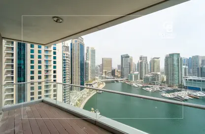 Apartment - 3 Bedrooms - 4 Bathrooms for rent in Delphine Tower - Marina Promenade - Dubai Marina - Dubai