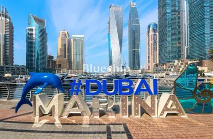 Apartment - 1 Bedroom - 2 Bathrooms for rent in Marina Pearl - Dubai Marina - Dubai