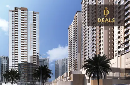 Apartment - 2 Bedrooms - 3 Bathrooms for sale in Ajman One - Phase 2 - Ajman Downtown - Ajman