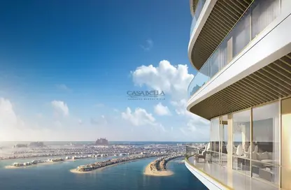 Apartment - 2 Bedrooms - 2 Bathrooms for sale in Grand Bleu Tower 2 - EMAAR Beachfront - Dubai Harbour - Dubai