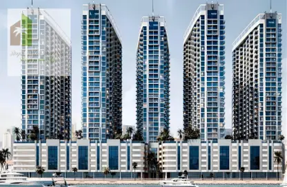 Apartment - 1 Bedroom - 2 Bathrooms for sale in Ajman Creek Towers - Al Rashidiya 1 - Al Rashidiya - Ajman