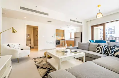 Living Room image for: Apartment - 3 Bedrooms - 3 Bathrooms for rent in Surf - Creek Beach - Dubai Creek Harbour (The Lagoons) - Dubai, Image 1