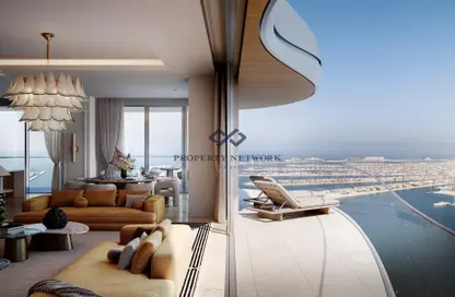 Apartment - 3 Bedrooms - 3 Bathrooms for sale in The Bristol - EMAAR Beachfront - Dubai Harbour - Dubai