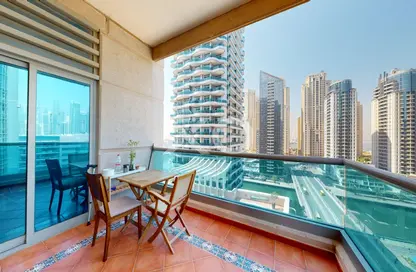 Apartment - 1 Bedroom - 1 Bathroom for sale in Zumurud Tower - Dubai Marina - Dubai