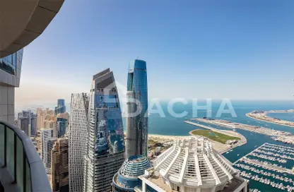 Apartment - 3 Bedrooms - 4 Bathrooms for rent in The Torch - Dubai Marina - Dubai