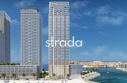 Apartment - 3 Bedrooms - 3 Bathrooms for sale in Beachgate by Address - EMAAR Beachfront - Dubai Harbour - Dubai