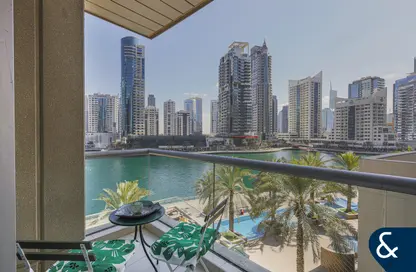 Apartment - 1 Bedroom - 2 Bathrooms for sale in Bonaire Tower - Park Island - Dubai Marina - Dubai