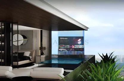 صورة لـ غرفة المعيشة النزل و الشقق الفندقية - استوديو - 1 حمام للبيع في بناية رويال جي في سي - قرية الجميرا سركل - دبي ، صورة رقم 1
