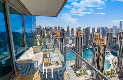 Apartment - 2 Bedrooms - 2 Bathrooms for rent in Trident Grand Residence - Dubai Marina - Dubai