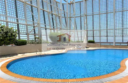 Apartment - 3 Bedrooms - 4 Bathrooms for rent in Al Ain Tower - Khalidiya Street - Al Khalidiya - Abu Dhabi