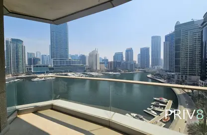 Apartment - 2 Bedrooms - 3 Bathrooms for rent in Beauport Tower - Marina Promenade - Dubai Marina - Dubai