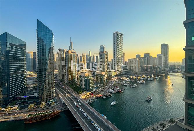 Apartment - 2 Bedrooms - 3 Bathrooms for rent in Marina Quays West - Marina Quays - Dubai Marina - Dubai