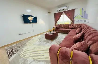 Living Room image for: Apartment - 1 Bedroom - 1 Bathroom for rent in Al Mowaihat 3 - Al Mowaihat - Ajman, Image 1