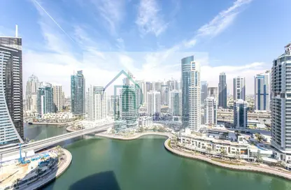 Apartment - 1 Bedroom - 2 Bathrooms for rent in Fairfield Tower - Park Island - Dubai Marina - Dubai