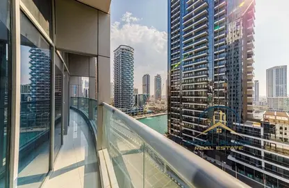 Apartment - 3 Bedrooms - 3 Bathrooms for rent in Marina Wharf 2 - Marina Wharf - Dubai Marina - Dubai