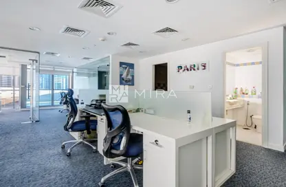 Office Space - Studio - 1 Bathroom for rent in Indigo Tower - JLT Cluster D - Jumeirah Lake Towers - Dubai