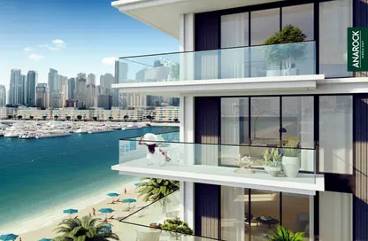 Apartment - 1 Bedroom - 1 Bathroom for sale in Beach Mansion - EMAAR Beachfront - Dubai Harbour - Dubai