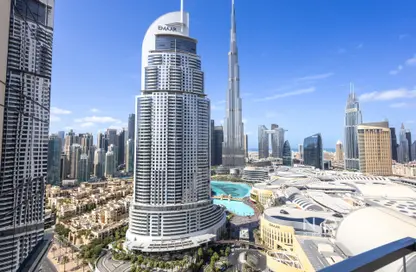 Apartment - 3 Bedrooms - 3 Bathrooms for rent in Boulevard Point - Downtown Dubai - Dubai