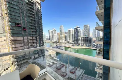 Apartment - 1 Bedroom - 2 Bathrooms for rent in Continental Tower - Dubai Marina - Dubai