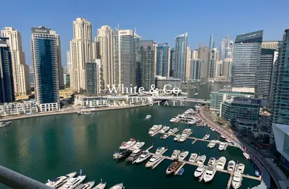 Penthouse - 3 Bedrooms - 4 Bathrooms for rent in Marina Sail - Dubai Marina - Dubai