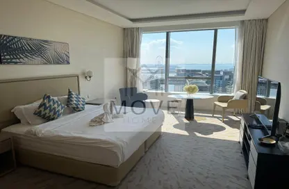 Apartment - 2 Bathrooms for rent in The Palm Tower - Palm Jumeirah - Dubai