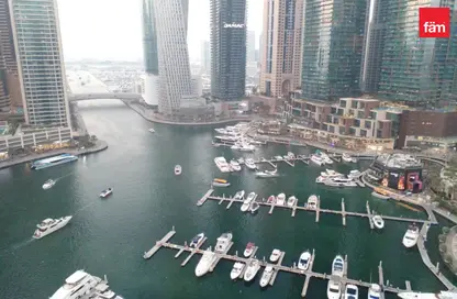 Apartment - 3 Bedrooms - 4 Bathrooms for rent in Al Habtoor Tower - Dubai Marina - Dubai