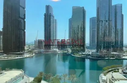 Apartment - 1 Bedroom - 1 Bathroom for rent in Global Lake View - JLT Cluster E - Jumeirah Lake Towers - Dubai