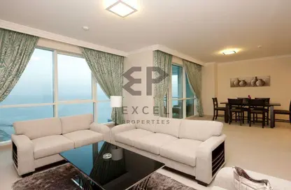 Apartment - 2 Bedrooms - 3 Bathrooms for rent in Al Bateen Residences - Jumeirah Beach Residence - Dubai