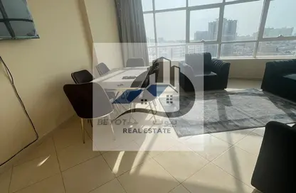 Apartment - 2 Bedrooms - 2 Bathrooms for rent in Orient Tower 1 - Orient Towers - Al Bustan - Ajman