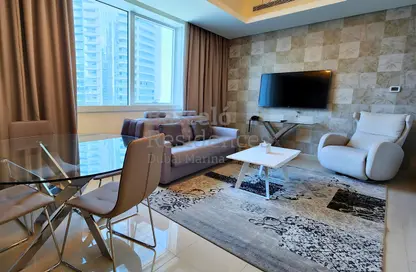 Apartment - 1 Bedroom - 2 Bathrooms for rent in Barcelo Residences - Dubai Marina - Dubai