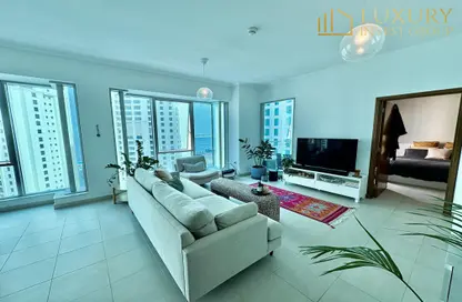 Apartment - 1 Bedroom - 2 Bathrooms for rent in Beauport Tower - Marina Promenade - Dubai Marina - Dubai