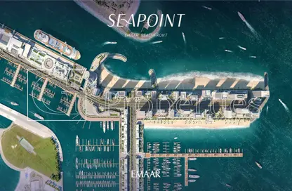 Apartment - 2 Bedrooms - 2 Bathrooms for sale in Seapoint - EMAAR Beachfront - Dubai Harbour - Dubai