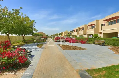 Outdoor Building image for: Villa - 3 Bedrooms - 4 Bathrooms for sale in Al Mariah Community - Al Raha Gardens - Abu Dhabi, Image 1