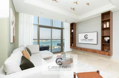 Living Room image for: Apartment - 2 Bedrooms - 2 Bathrooms for rent in The 8 - The Crescent - Palm Jumeirah - Dubai, Image 1