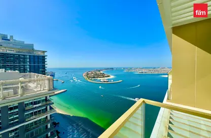 Apartment - 1 Bedroom - 1 Bathroom for rent in Grand Bleu Tower 2 - EMAAR Beachfront - Dubai Harbour - Dubai