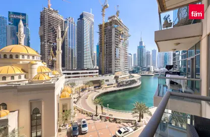 Apartment - 1 Bedroom - 2 Bathrooms for rent in Blakely Tower - Park Island - Dubai Marina - Dubai